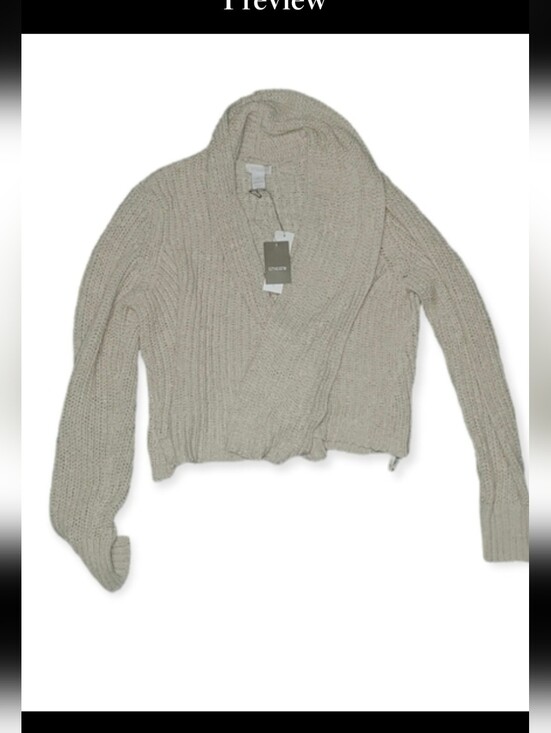 Sweaters - Chico's open sweater is new with tag and is size 1